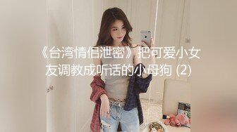 《台湾情侣泄密》把可爱小女友调教成听话的小母狗 (2)