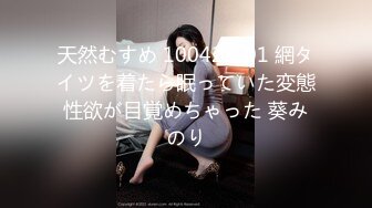 天然むすめ 100422_01 網タイツを着たら眠っていた変態性欲が目覚めちゃった 葵みのり