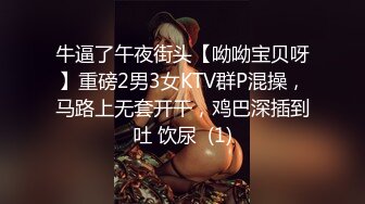 牛逼了午夜街头【呦呦宝贝呀】重磅2男3女KTV群P混操，马路上无套开干，鸡巴深插到吐 饮尿  (1)